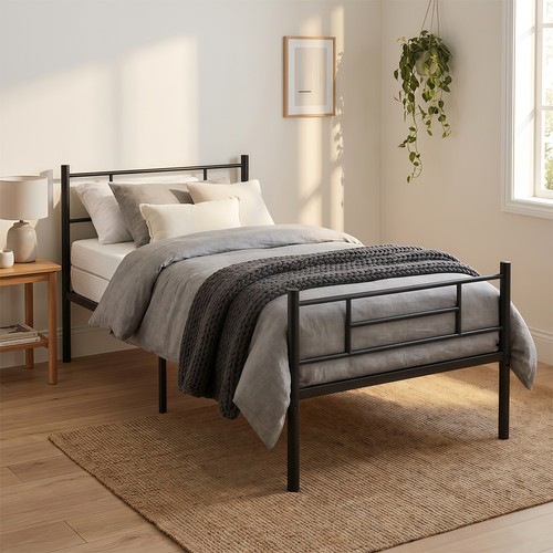 Metallbett matratze - +, &