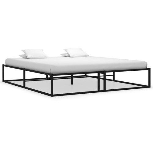 Bettgestell schwarz metallbett - bettgestell,