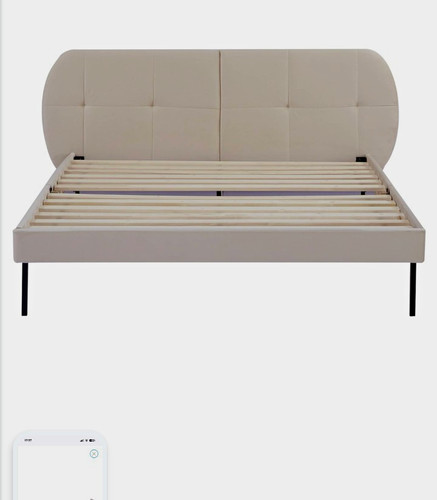 Polsterbett porvoo beige - polsterbett,