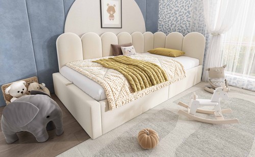 Kinderbett 90x200 metall - 90x200,